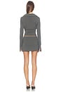 view 4 of 3 Franklin Mini Skirt Set in Grey