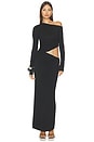 view 1 of 3 Loretta Cutout Maxi Dress in Black