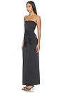 view 4 of 5 Angel Strapless Gown in Black