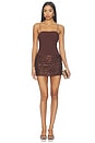 view 1 of 4 Julieta Mini Dress in Brown