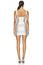 view 4 of 4 Zaniyah Bandage Mini Dress in Silver