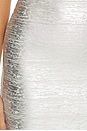 view 5 of 4 Zaniyah Bandage Mini Dress in Silver