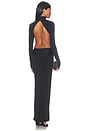 view 1 of 4 Sabriana Long Sleeve Gown in Black
