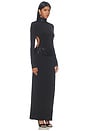 view 4 of 4 Sabriana Long Sleeve Gown in Black