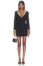 view 1 of 3 Franceska Mini Dress in Black Leopard