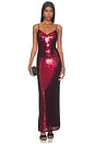 view 1 of 4 Alba Maxi Dress in Dark Red