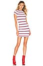 view 1 of 3 Sammie Mini Tee Dress in White Stripe