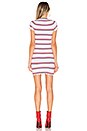 view 3 of 3 Sammie Mini Tee Dress in White Stripe