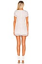 view 3 of 4 Alexandria Mini Dress in White & Black