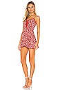 view 2 of 3 Briana Mini Dress in Red Leopard