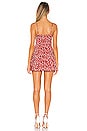 view 3 of 3 Briana Mini Dress in Red Leopard