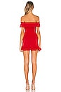 view 3 of 3 Jennifer Ruffle Mini Dress in Red