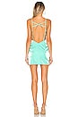 view 4 of 4 Karissa Strappy Mini Dress in Seafoam