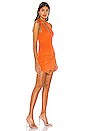 view 2 of 3 Cecily Cut Out Dress in Tangerine