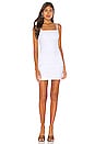 view 1 of 3 Lisa Ruched Mini Dress in White