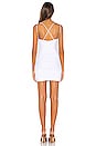 view 3 of 3 Lisa Ruched Mini Dress in White