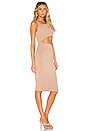 view 2 of 3 x Chantel Jeffries Jewel Midi Dress in Nude
