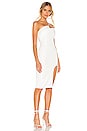view 2 of 3 Jillian Asymmetric Midi Dress in White