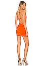 view 1 of 3 Emily Tie Back Dress in Orange