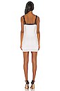 view 3 of 3 Arri Contrast Trim Dress in White & Black