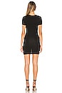 view 3 of 3 Yasmine Ruched Tie Dress in Black