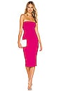 view 1 of 3 Lilian Strapless Dress in Hot Pink