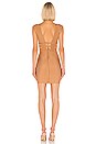 view 3 of 3 Sasha Deep V Bandage Dress in Nude