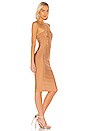 view 2 of 3 Hilda Bandage Dress in Gold