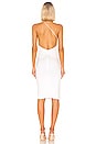 view 3 of 3 Brynn Ruched Midi Dress in White