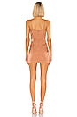 view 3 of 3 Gianna Slit Mini Dress in Nude