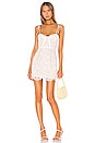 view 1 of 3 Lottie Lace Bustier Dress in White