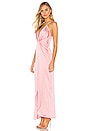 view 2 of 3 Blake High Slit Slip Dress in Pink