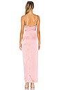 view 3 of 3 Blake High Slit Slip Dress in Pink
