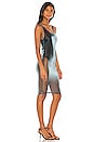 view 2 of 3 Oakley Sheer Bodycon Dress in Blue Metallic