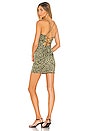 view 1 of 4 Tony Lace Up Dress in Green Leopard