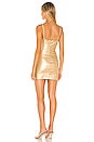 view 3 of 3 Aimee Mini Dress in Gold