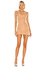 view 1 of 4 Cleo Two Piece Dress in Nude Metallic