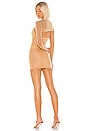 view 3 of 4 Cleo Two Piece Dress in Nude Metallic