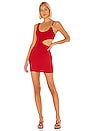 view 1 of 4 Keely Cut Out Dress in red