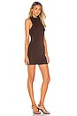 view 2 of 3 Rain Mini Dress in Brown