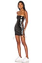 view 1 of 3 Roxie Lattice Mini Dress in Black