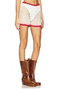 view 2 of 6 Bronwin Short in White & Red