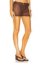 view 2 of 6 Tullia Short in Chocolate Brown