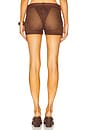 view 4 of 6 Tullia Short in Chocolate Brown