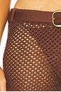 view 6 of 6 Tullia Short in Chocolate Brown