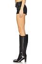 view 3 of 6 Melisa Faux Leather Short in Black