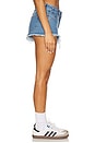 view 3 of 6 Leah Denim Short in Medium Denim Wash