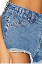 view 6 of 6 Leah Denim Short in Medium Denim Wash