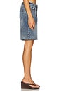 view 3 of 6 Teresa Short in Mid Blue Wash