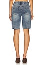 view 4 of 6 Teresa Short in Mid Blue Wash